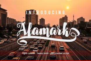 Alamark: A Bold Script Font for Dynamic Web Design