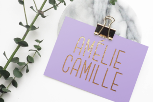 Amélie Camille: A Script Handwritten Font for Creative Crafters and Product Makers