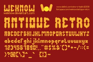 Antique Retro: A Vintage Font for Creative Designers
