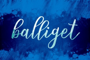 Balliget: A Script Handwritten Font for Creative Product Design