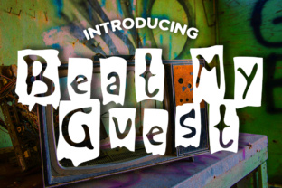 Beat My Guest: A Bold Font for Editorial Design