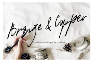 Bronze Copper: A Script Font for Editorial Elegance