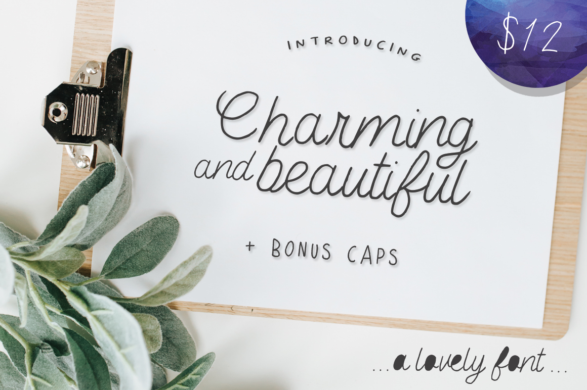 Charming Beautiful: A Font That Breathes Life Into Your Creations