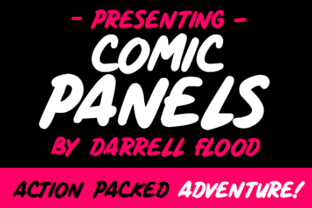 Comic Panels: A Script Handwritten Font for Branding and Design