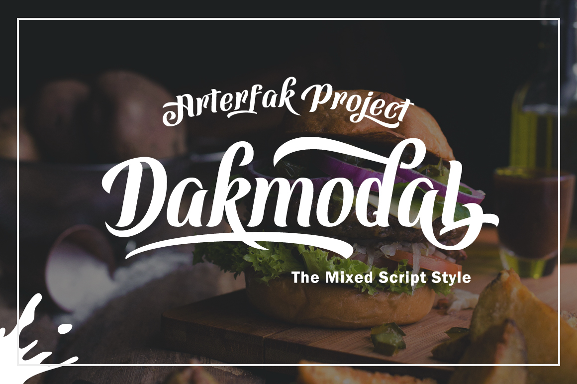Dakmodal: A Script Handwritten Font for Dynamic Web Design