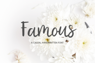 Famous Font for Handmade Creators and Designers