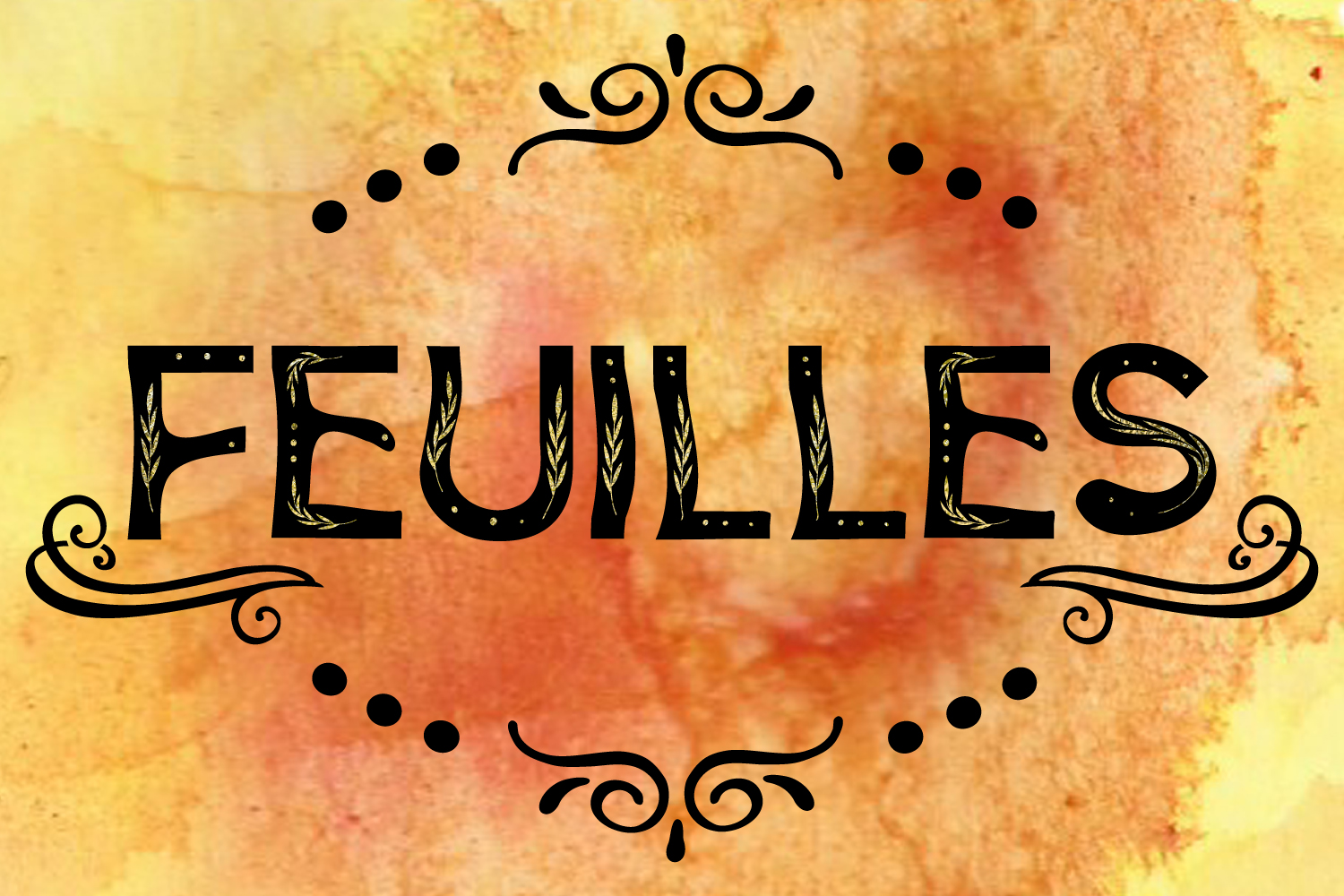 Feuilles: A Decorative Serif Font for Editorial Design and Branding