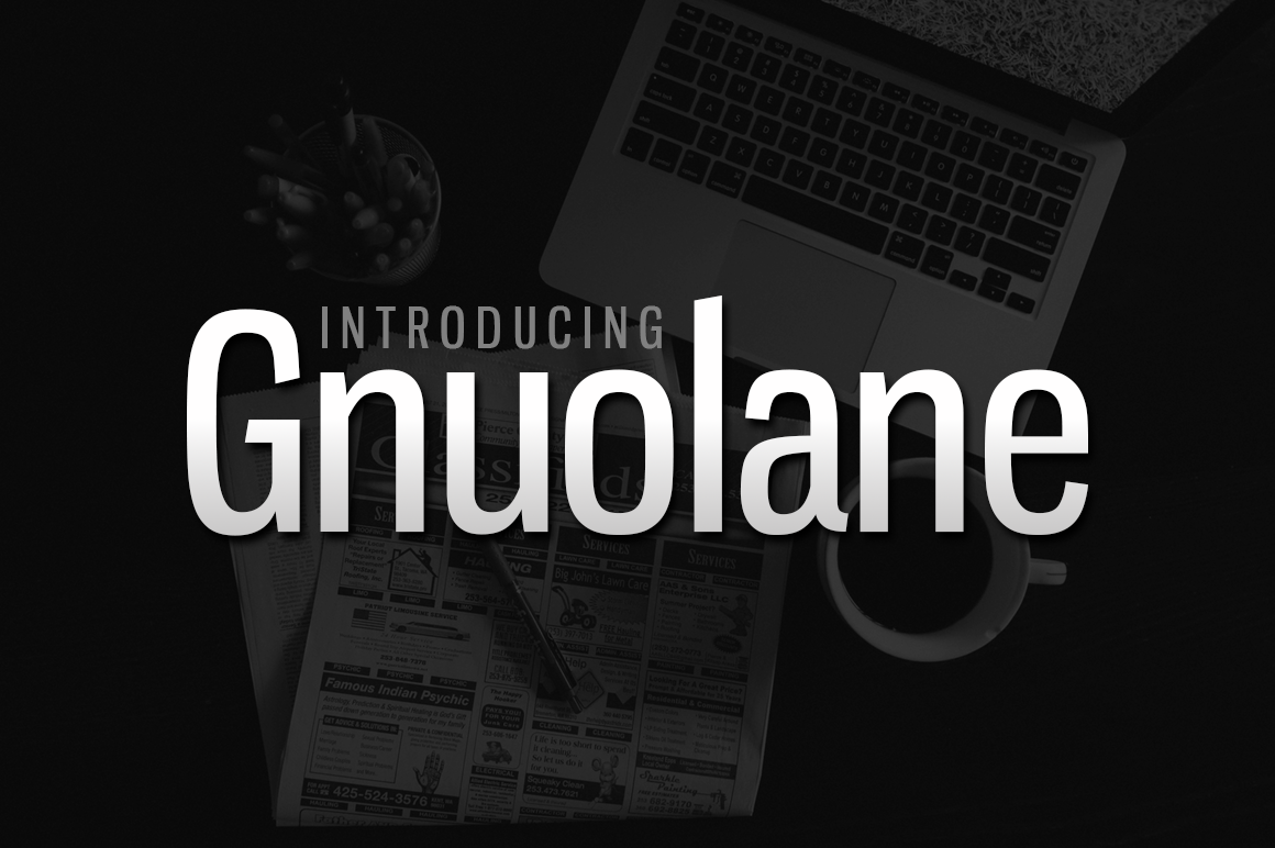 Gnuolane: A Font That Speaks with Character