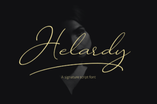Helardy: A Script Font That Breathes Life into Handmade Creations