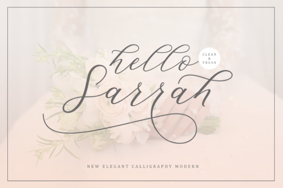 hello sarrah: the font that elevates your campaign visuals