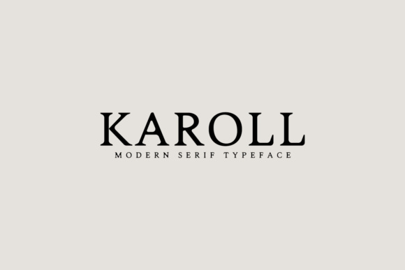 Karoll: A Serif Font for Timeless Editorial Design