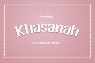 Khasanah: A Serif Font for Elegant Handmade Craft Projects