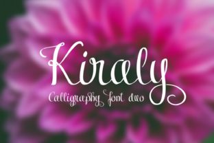 Kiraly: A Romantic Script Font for Handmade Creators
