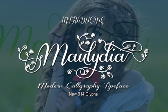 Maulydia: A Script Handwritten Font for Creative Branding