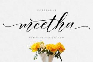 Meetha: A Script Handwritten Font for Creative Crafters and Product Makers