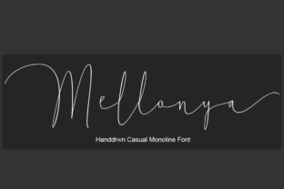 Mellonya: A Script Handwritten Font for Modern Editorial Design