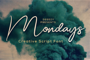 Mondays Script: A Feminine Touch for Editorial Design