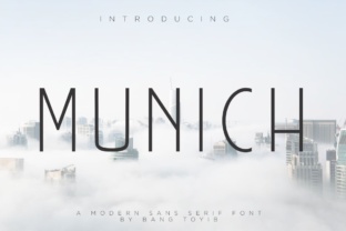 Munich: A Romantic Sans Serif Font for Handmade Designers