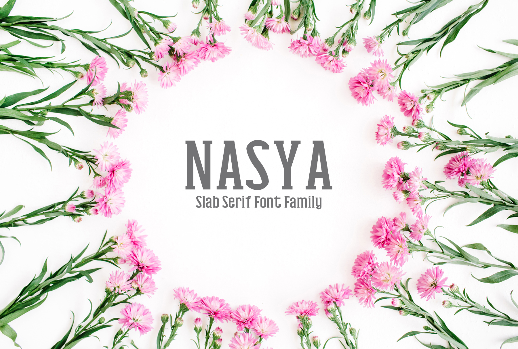 Nasya: A Modern Slab Serif Font for Impactful Digital Design