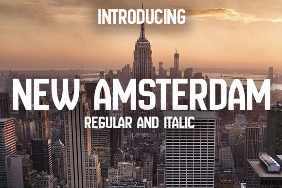 New Amsterdam: A Clean Font for Crafters and Product Creators