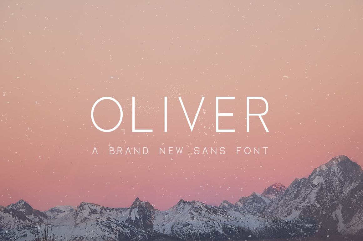 Oliver Font: Modern Sans Serif for Designers