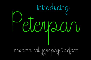 Peterpan: A Script Handwritten Font That Elevates Brand Identity