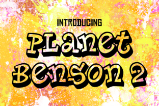 Planet Benson 2: A Font for Bold Branding and Digital Creativity