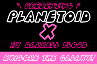Planetoid X: A Font That Takes Your Designs to the Stars