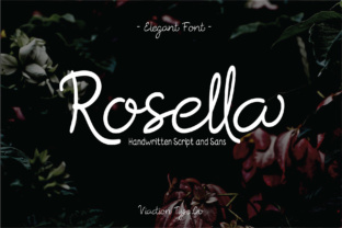 Rosella: A Script Handwritten Font for Creative and Practical Design