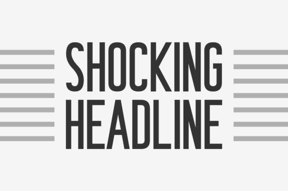 Shocking Headline: A Bold Sans Serif Font for Impactful Branding