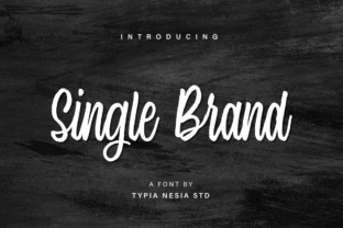 Single Brand: A Script Handwritten Font for Dynamic Web Design