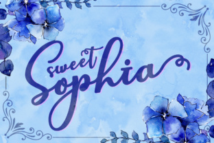 Sweet Sophia: A Script Handwritten Font for Digital Design