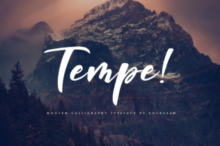 Tempe Script Font: A Bold Script for Handmade Creators