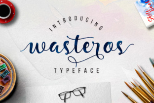 Wasteros: A Script Font for Modern Digital Branding