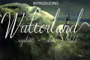 Watterland: A Timeless Script Font for Editorial Design